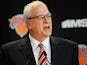 Phil Jackson addresses the media during his introductory press conference as President of the New York Knicks at Madison Square Garden on March 18, 2014
