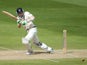 Sam Robson of Middlesex plays off his legs during the LV County Championship match between Warwickshire and Middlesex at Edgbaston on May 6, 2014