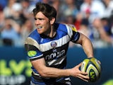 Tom Heathcote of Bath in action during the LV= Cup Semi Final match between Bath and Exeter Chiefs at Recreation Ground on March 9, 2014