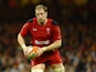 Alun Wyn Jones of Wales in action during the RBS Six Nations match between Wales and Scotland at Millennium Stadium on March 15, 2014