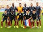 France pose for a team photo prior to the 2014 FIFA World Cup Brazil Group E match between France and Honduras at Estadio Beira-Rio on June 15, 2014