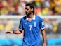 Giorgos Samaras of Greece gestures during the 2014 FIFA World Cup Brazil Group C match between Colombia and Greece at Estadio Mineirao on June 14, 2014