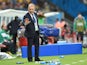Japan's Italian coach Alberto Zaccheroni gestures during a Group C football match between Ivory Coast and Japan at the Pernambuco Arena in Recife during the 2014 FIFA World Cup on June 14, 2014