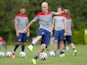 Michael Bradley of the United States runs drills during their training session at Sao Paulo FC on June 11, 2014