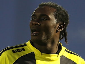 Calvin Zola of Burton Albion in action during the npower League Two match between Northampton Town and Burton Albion at Sixfields Stadium on January 19, 2013