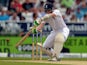 England's Sam Robson hits the ball to score his maidan century on the second day of the second Test match between England and Sri Lanka at Headingley cricket ground in Leeds, northern England on June 21, 2014