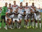Members of the Germany's national team pose prior to a Group G football match between Germany and Ghana at the Castelao Stadium in Fortaleza during the 2014 FIFA World Cup on June 21, 2014