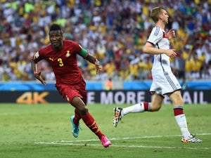 Gyan: 'Germany point has given us belief'