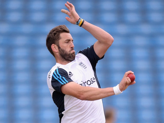 Liam Plunkett of England bowls during a nets session at Headingley on June 19, 2014