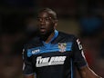 Lucas Akins of Stevenage in action during the Sky Bet League One match between Coventry City and Stevenage at Sixfields Stadium on March 26, 2014