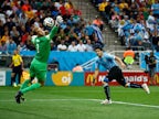 Half-Time Report: Suarez heads Uruguay ahead
