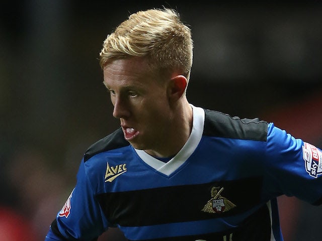 Mark Duffy of Doncaster Rovers during the Sky Bet Championship match between Charlton Athletic and Doncaster Rovers at The Valley on November 26, 2013