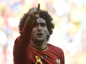 Half-Time Report: Fellaini brace puts Belgium in control