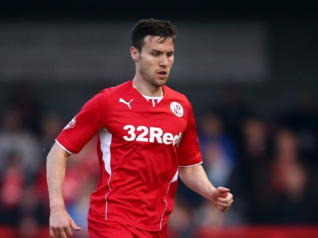 Mat Sadler of Crawley Town in action during the Sky Bet League One match between Crawley Town and Carlisle United at The Checkatrade.com Stadium on April 15, 2014