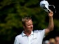 Mikko Ilonen of Finland winner of the Irish Open 2014, celebrates at the end of the fourth round of the Irish Open at Fota Island resort on June 22, 2014