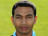 Naveed Arif Gondal of Sussex poses for a portrait in CB40 kit during the Sussex CCC photocall at the County Ground on April 2, 2012
