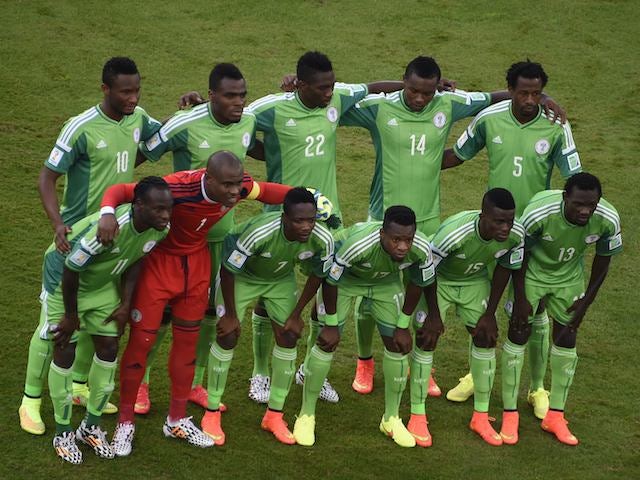 Nigeria team to face Iran on June 16, 2014.