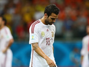 Fabregas, Mata not included in Spain squad