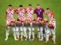 Croatia players pose for a team photo prior to the 2014 FIFA World Cup Brazil Group A match between Croatia and Mexico at Arena Pernambuco on June 23, 2014