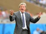 England's coach Roy Hodgson gestures during the Group D football match between Costa Rica and England at The Mineirao Stadium in Belo Horizonte on June 24, 2014