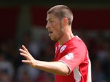 Jamie Proctor of Crawley Town in action during the Sky Bet League One match between Crawley Town FC and Coventry at Broadfield Stadium on August 03, 2013