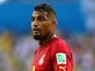 Kevin-Prince Boateng of Ghana looks on during the 2014 FIFA World Cup Brazil Group G match between Germany and Ghana at Castelao on June 21, 2014