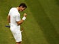 Andy Murray of Great Britain celebrates during his Gentlemen's Singles fourth round match against Kevin Anderson of South Africa on day seven of the Wimbledon Lawn Tennis Championships at the All England Lawn Tennis and Croquet Club on June 30, 2014