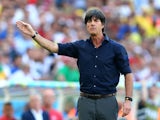 Head coach Joachim Loew of Germany gestures during the 2014 FIFA World Cup Brazil Quarter Final match between France and Germany at Maracana on July 4, 2014