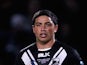 Kevin Locke of New Zealand watches on during the Rugby League World Cup Quarter Final match at Headingley Stadium on November 15, 2013