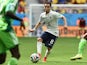 France winger Mathieu Valbuena runs with the ball during the World Cup last-16 tie against Nigeria in Brasilia on June 30, 2014