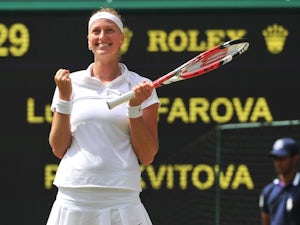 Kvitova eases into Wimbledon final
