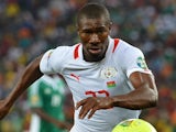 Burkina Faso's midfielder Prejuce Nakoulma runs with the ball during the 2013 African Cup of Nations final football match between Burkina Faso and Nigeria on February 10, 2013