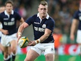 Stuart Hogg of Scotland during the Incoming Tour match between South Africa and Scotland at Nelson Mandela Bay Stadium on June 28, 2014