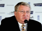 David Collier, ECB Chief Executive, talks to the media on the day the ECB announced Investec as the new title sponsor of Test Match cricket on November 24, 2011