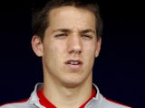 Croatia's midfielder Mario Pasalic listens to the national anthem before the start of the 2014 World Cup international friendly football match between Croatia and Mali on May 31, 2014