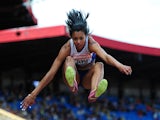 Morgan Lake competes in the Women's Long Jump Final during day three of the Sainsbury's British Championships at Birmingham Alexander Stadium on June 29, 2014