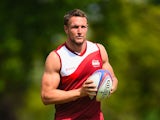 Tom Powell in action during the England Sevens Squad Announcement for the Commonwealth Games on July 9, 2014 in London, England