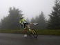 Spain's Alberto Contador abandons after a fall during the 161.50 km tenth stage of the 101st edition of the Tour de France cycling race on July 14, 2014