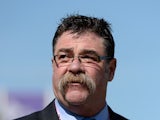 Match referee David Boon during day two of 2nd Investec Test match between England and New Zealand at Headingley on May 25, 2013