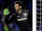 Luke Steele of Barnsley shouts instructions during the Sky Bet Championship match between Reading and Barnsley at Madejski Stadium on March 25, 2014