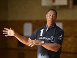 Laureus Academy Member Marcus Allen speaks to Up2Us Coach Across America coaches as Laureus USA and Mercedes-Benz USA celebrate 'Healthy Futures'-Up2Us' National Coach Training Institute at Wells Senior High School on March 4, 2014
