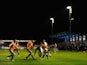A general view of play during the FA Cup First Round Replay match between Nuneaton Town and Luton Town at the Triton Showers Community Arena on November 13, 2012