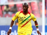 Samba Diakite of Mali during the 2013 African Cup of Nations match between Mali and Ghana at Nelson Mandela Bay Stadium on January 24, 2013