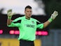 Stephen Henderson of West Ham United looks on during the pre season friendly match between Oxford United and West Ham United at Kassam Stadium on July 17, 2012