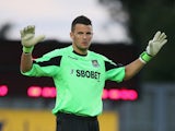 Stephen Henderson of West Ham United looks on during the pre season friendly match between Oxford United and West Ham United at Kassam Stadium on July 17, 2012