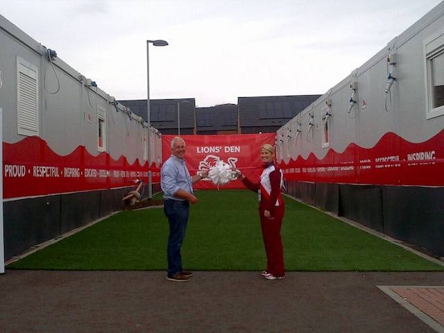 Team England's Lions' Den at the Commonwealth Games in Glasgow