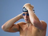 Adam Brown ahead of the 100m freestyle heat on July 26, 2014