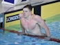 Adam Peaty of England after the men's 50m breaststroke semi-final on July 27, 2014