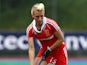 Alex Danson of England controls the ball during the Investec Hockey World League quarterfinal match between England and Italy at the Quintin Hogg Memorial Sports Grounds on June 27, 2013