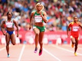 Blessing Okagbare cruises to victory in her 100m heat on day four of the 2014 Commonwealth Games at Hampden Park, Glasgow on July 27, 2014